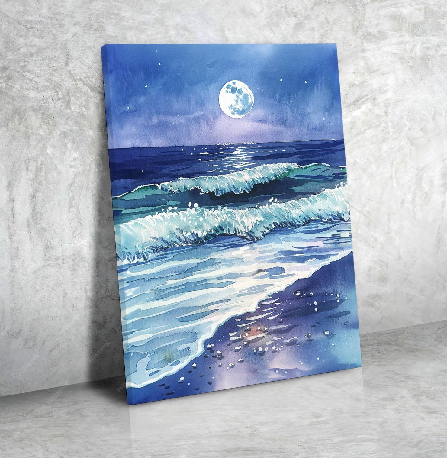 Peinture Horizontale Moderne Élégant Décoration Murale N°179