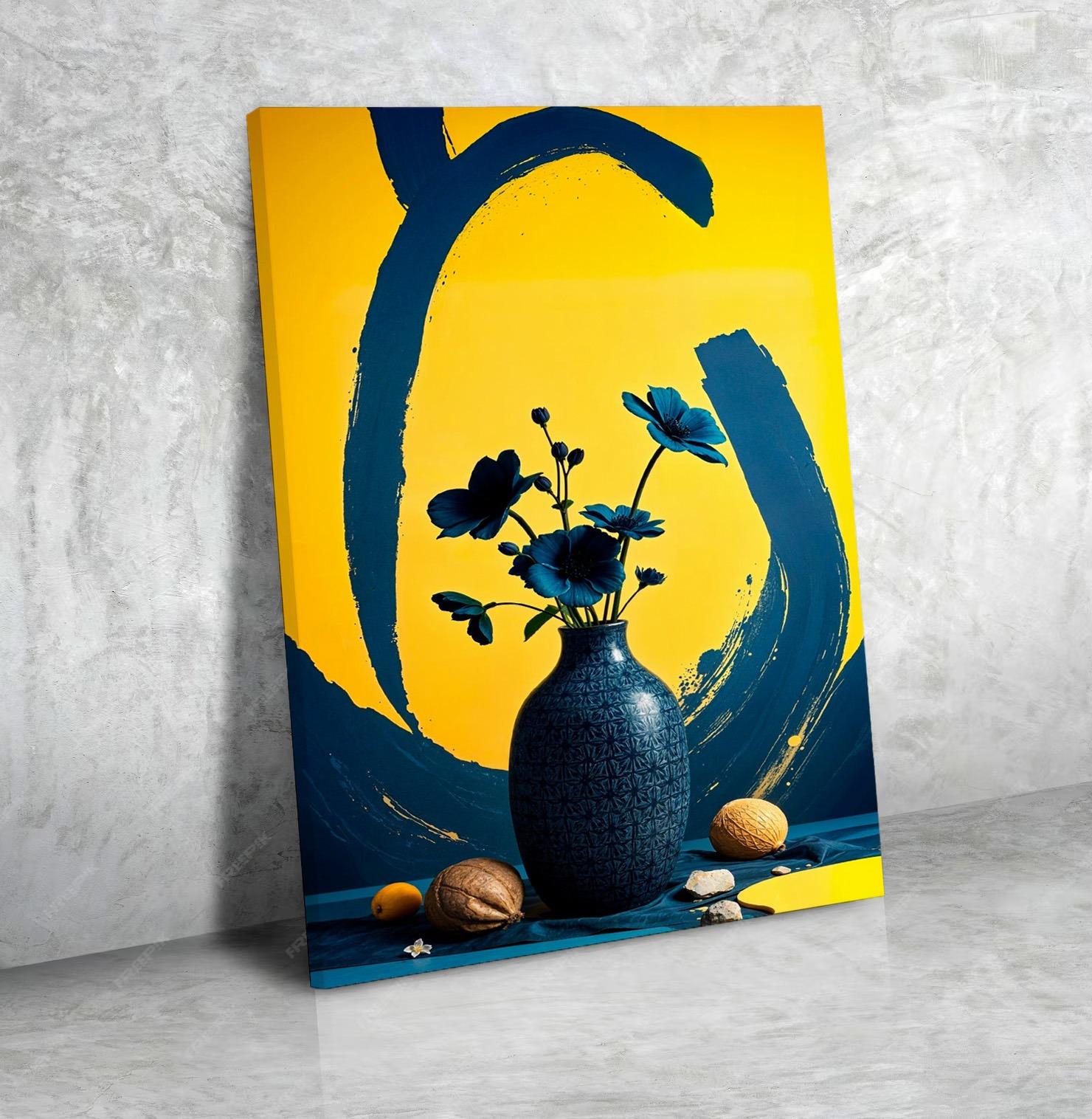 Toile Décorative Horizontale Moderne Or et Noir N°180