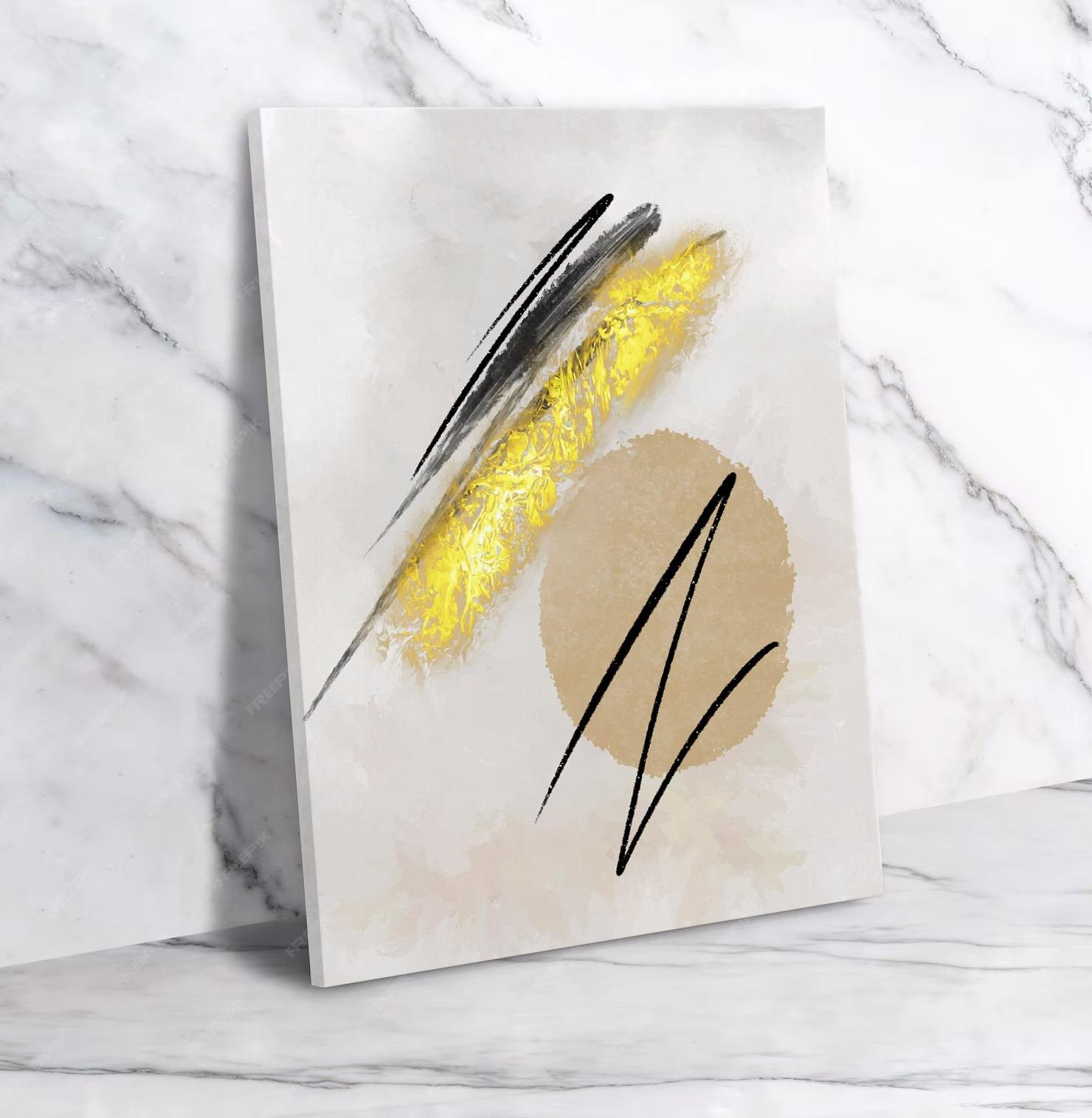 Peinture Horizontale Moderne Moderne Art Mural N°184