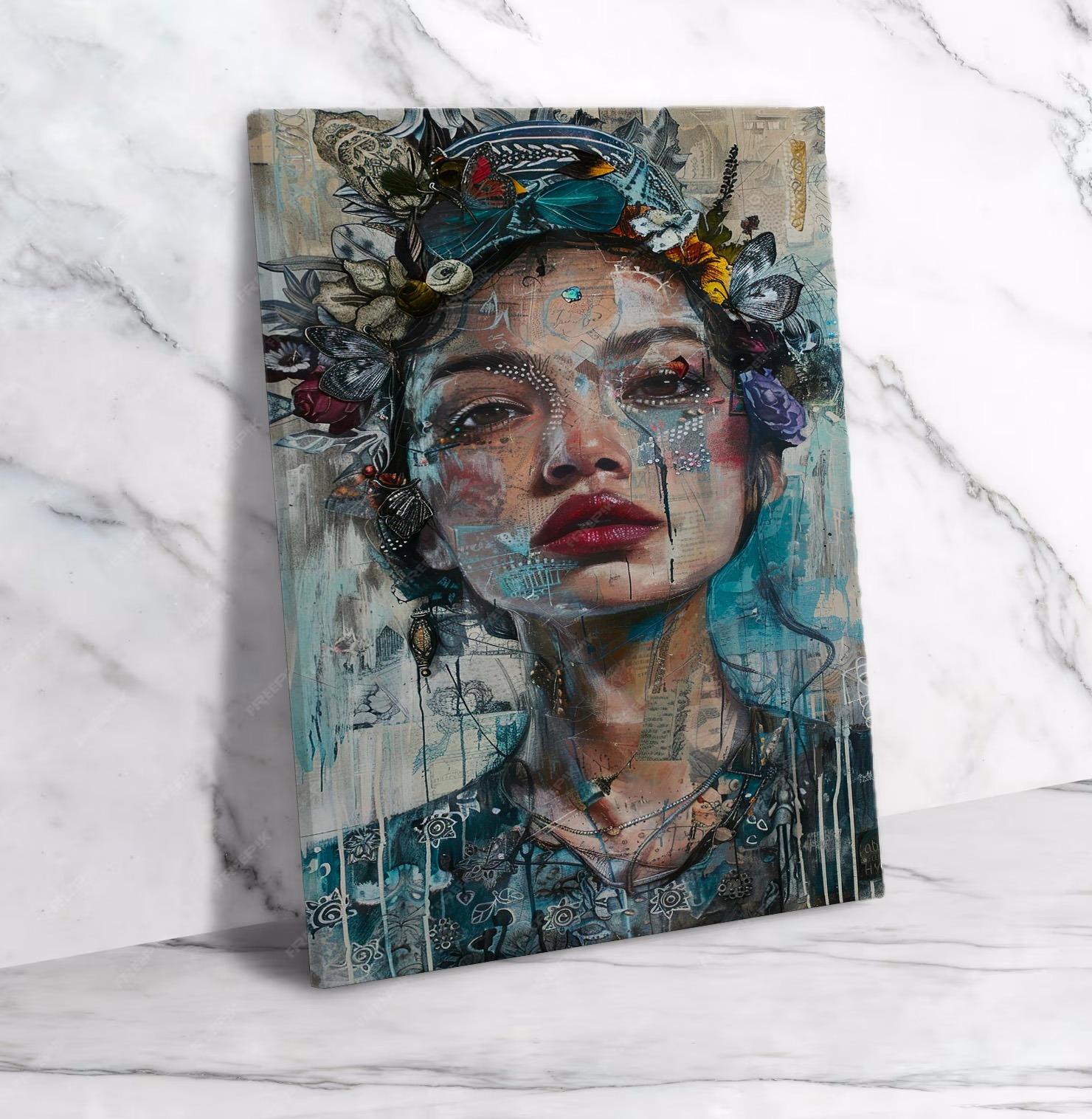 Grand Tableau Salon Élégant pour Salon N°186