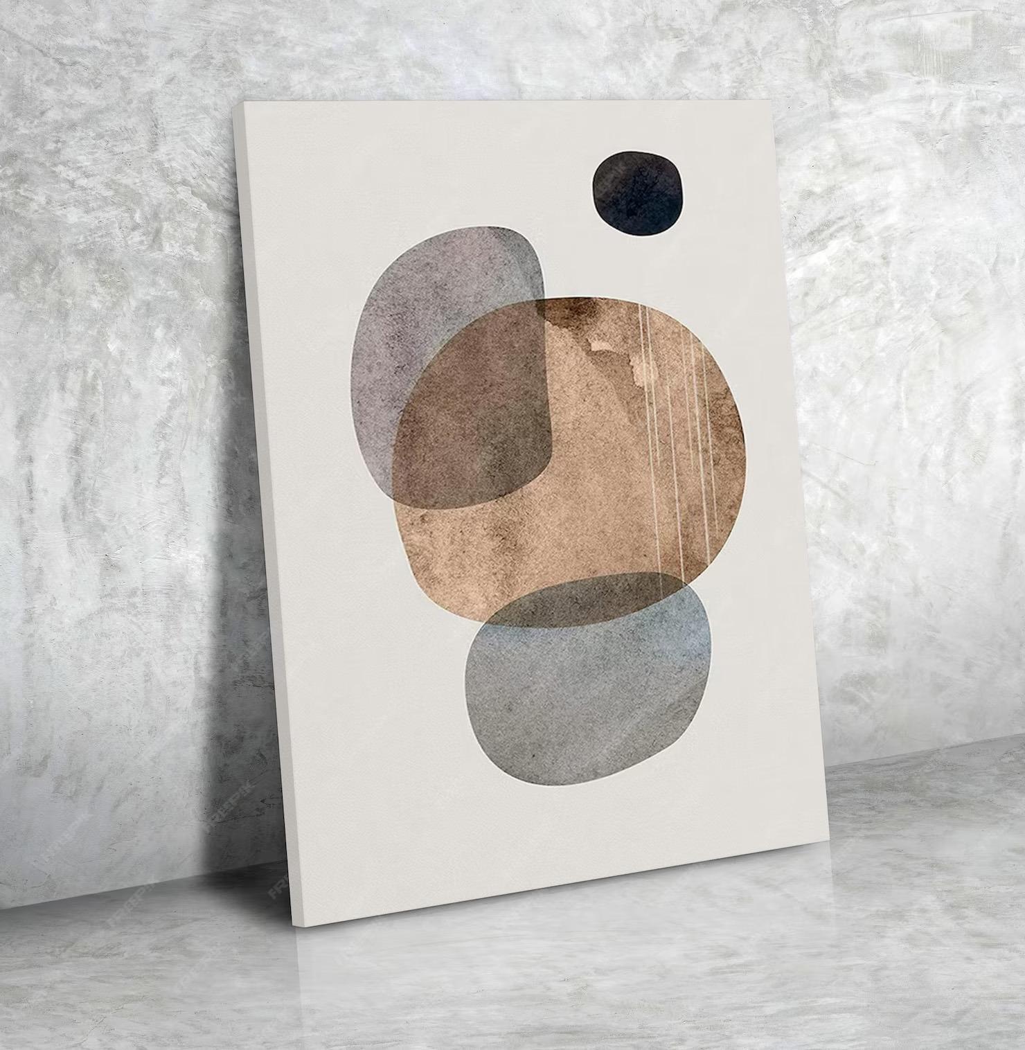 Cadre Mural Horizontal Moderne Textures Riches N°200