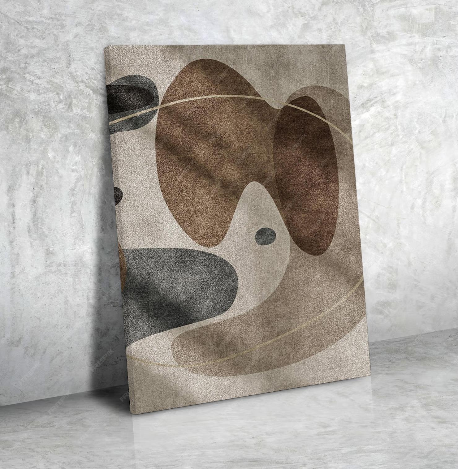 Cadre Mural Horizontal Minimaliste Couleurs Vives N°202