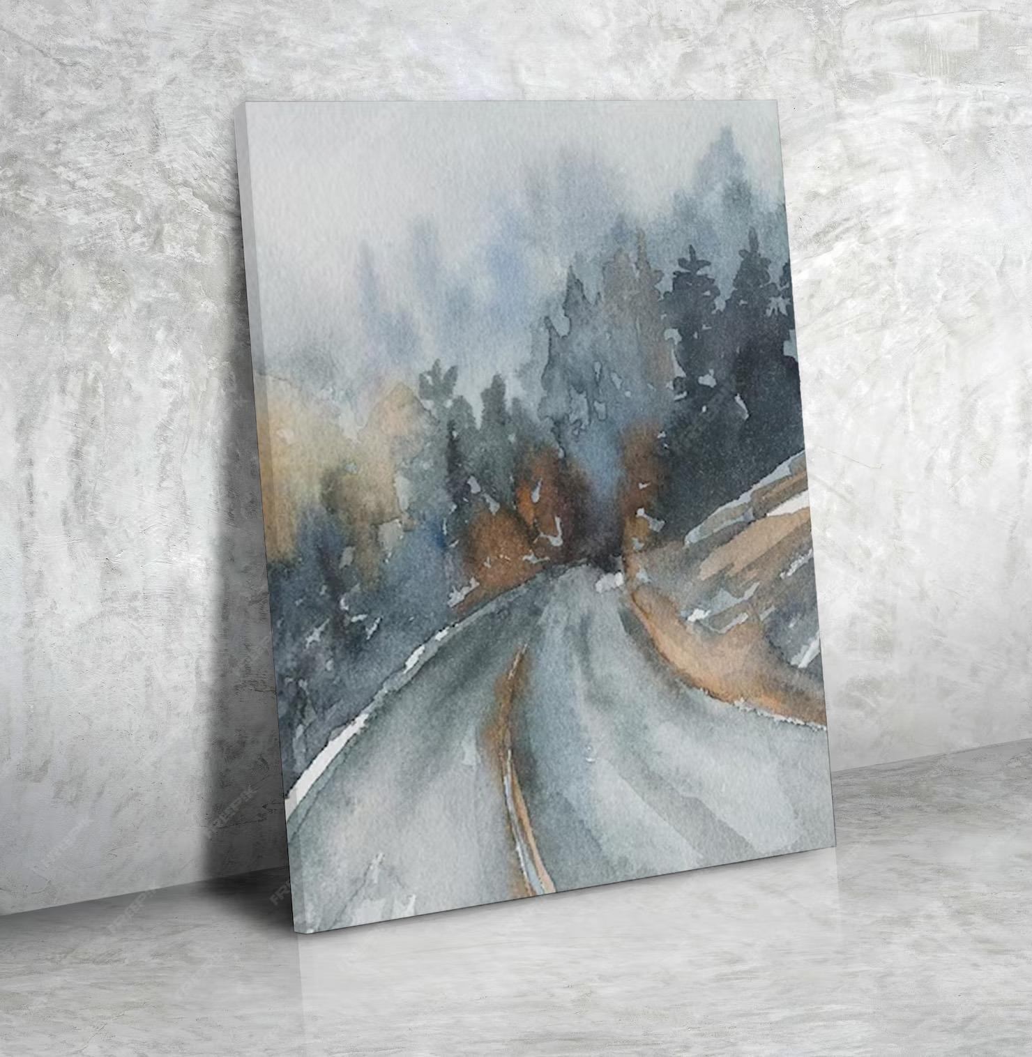 Grand Tableau Salon Minimaliste Paysage N°205