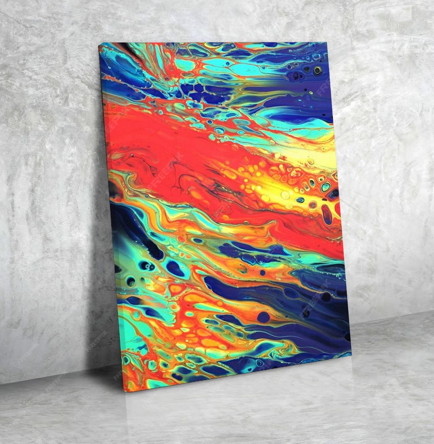 Tableau Panoramique Minimaliste Chaudes N°212