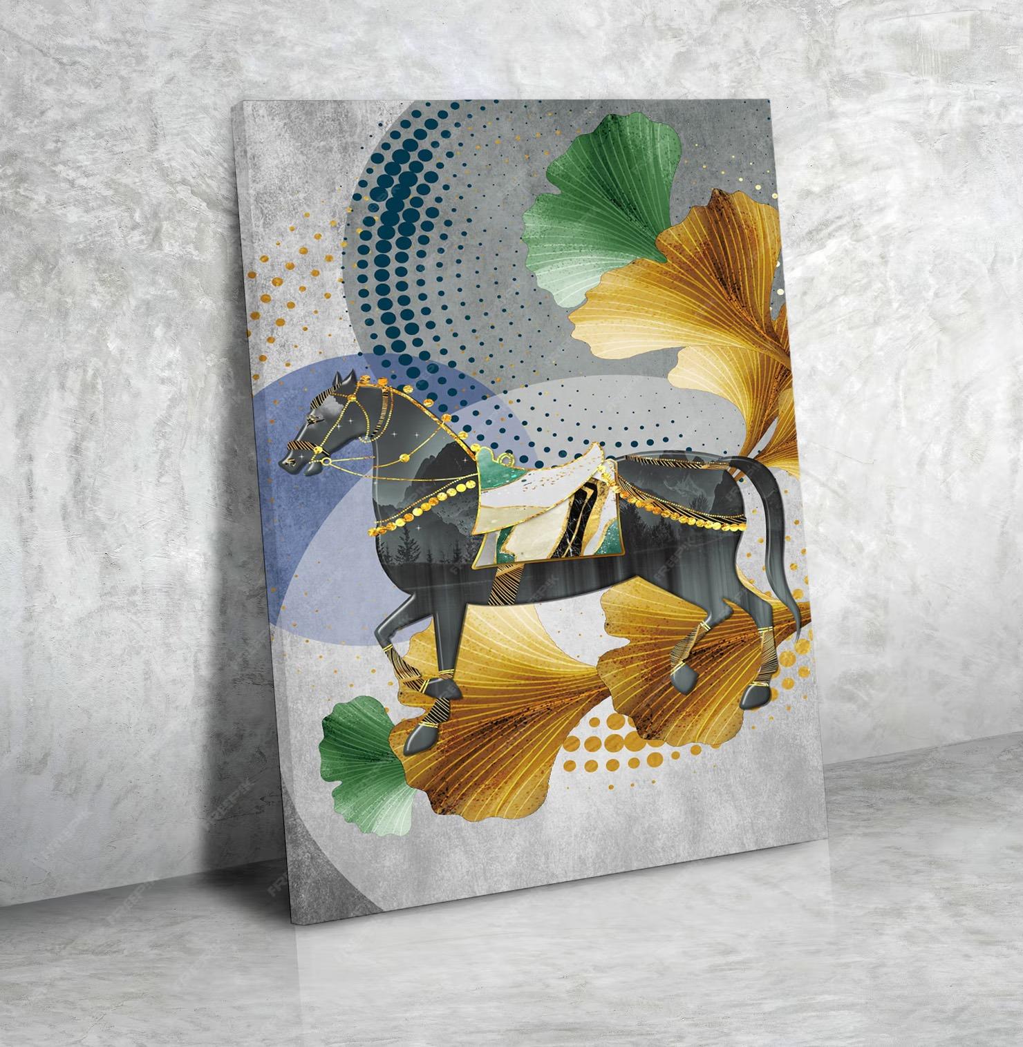 Toile Décorative Horizontale Design Floral N°226