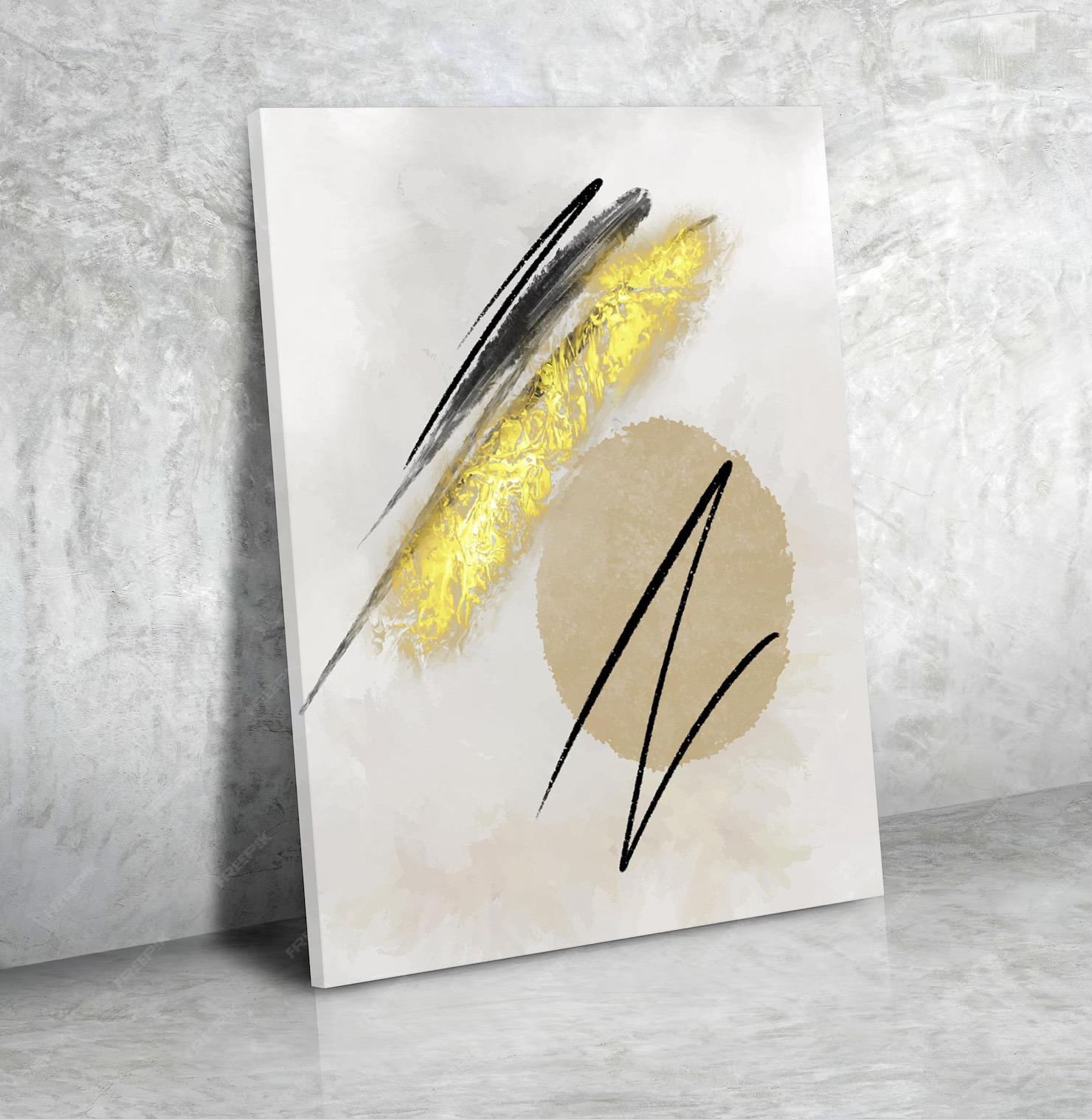 Cadre Mural Horizontal Moderne pour Salon N°227