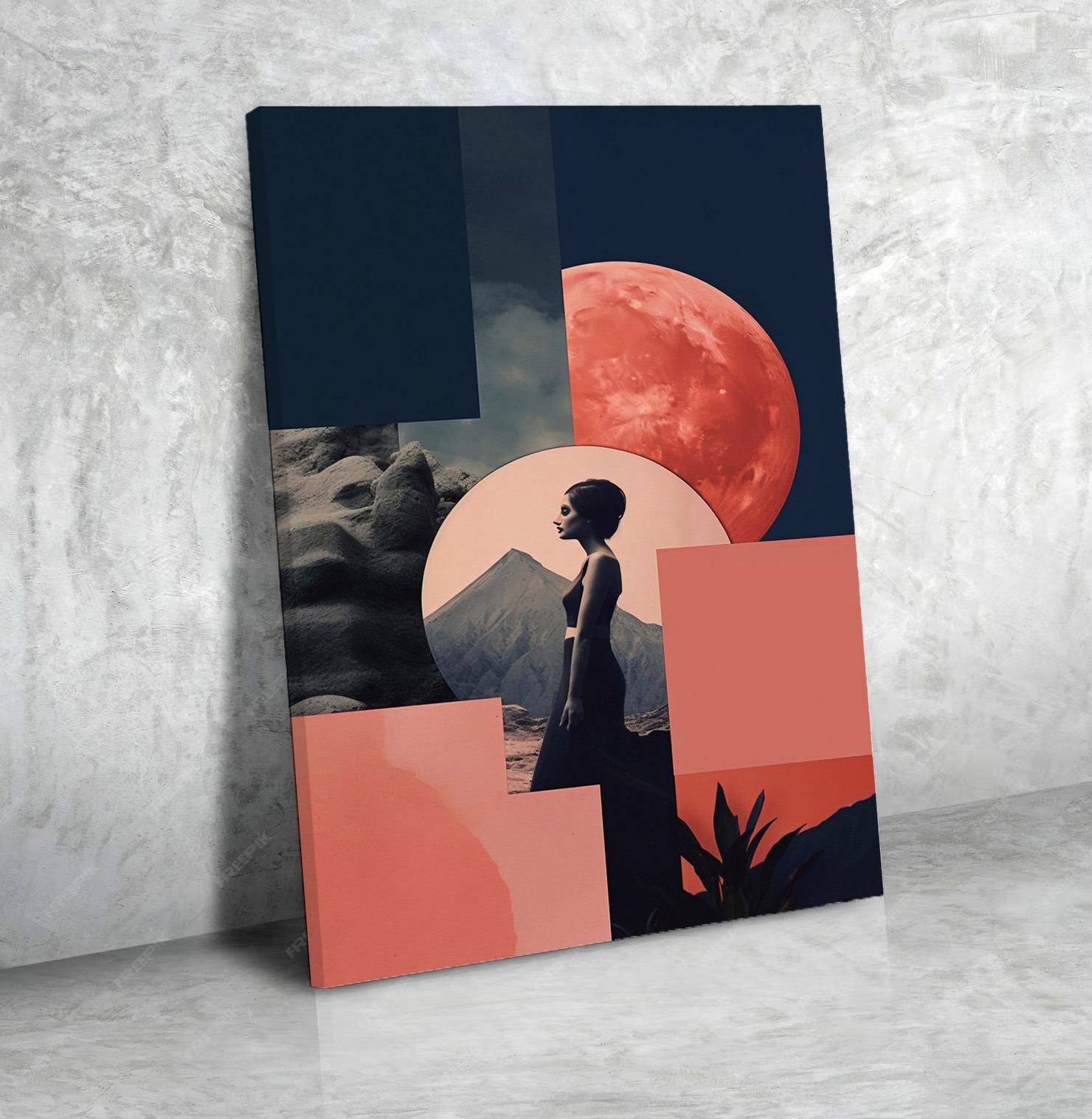 Tableau Horizontal Élégant pour Salon N°234