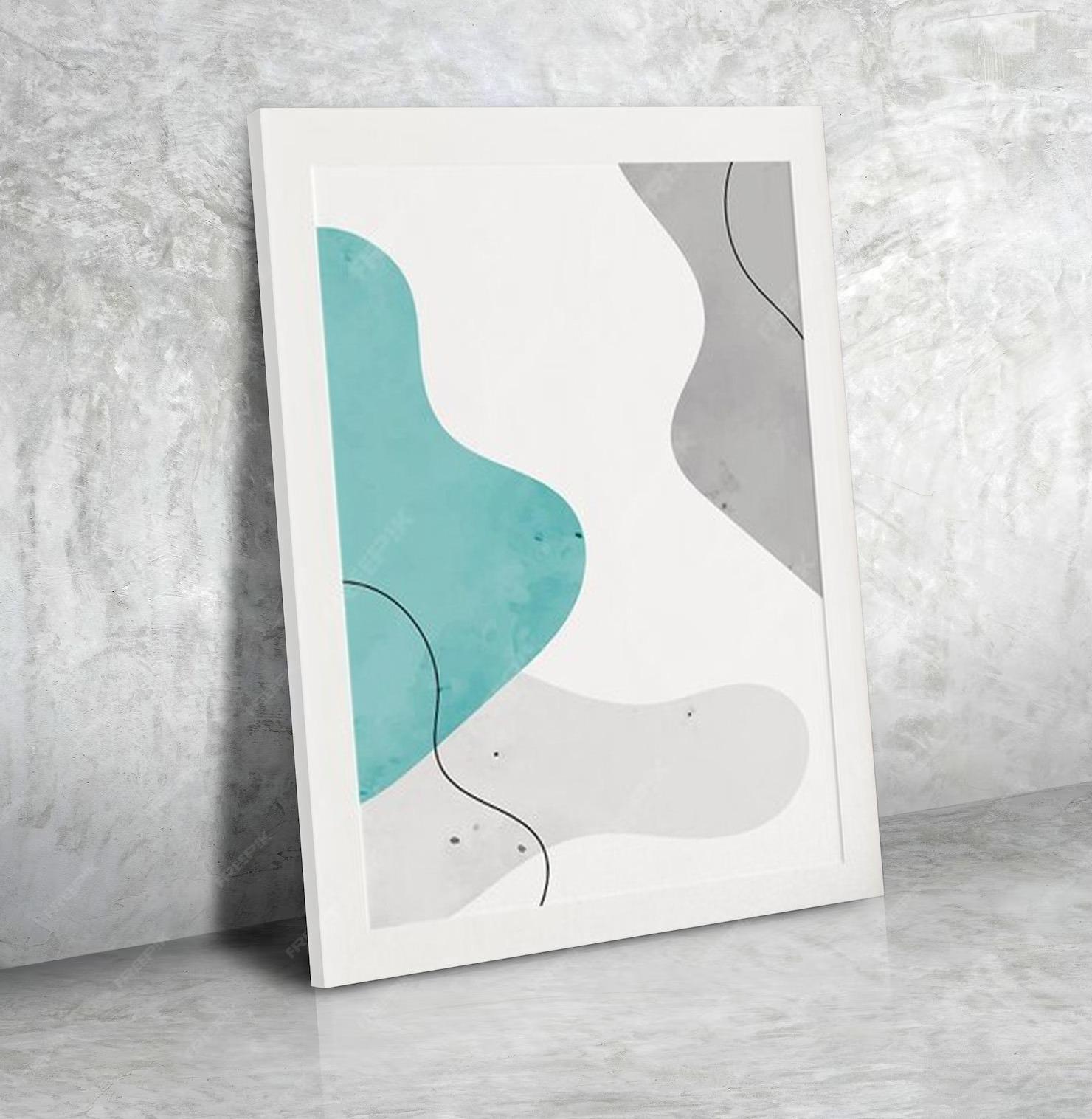 Tableau Panoramique Minimaliste Floral N°239