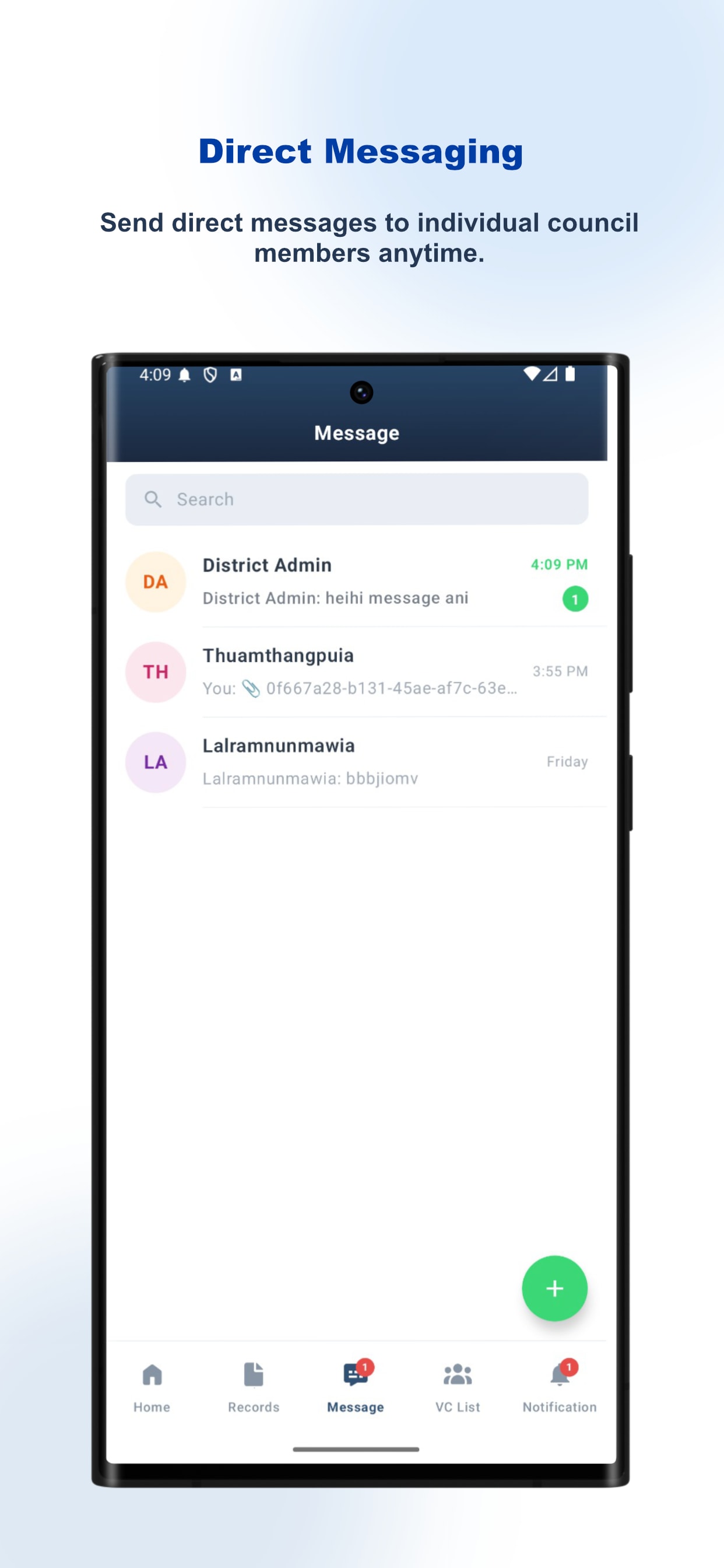 Smart VC Mobile screen 2