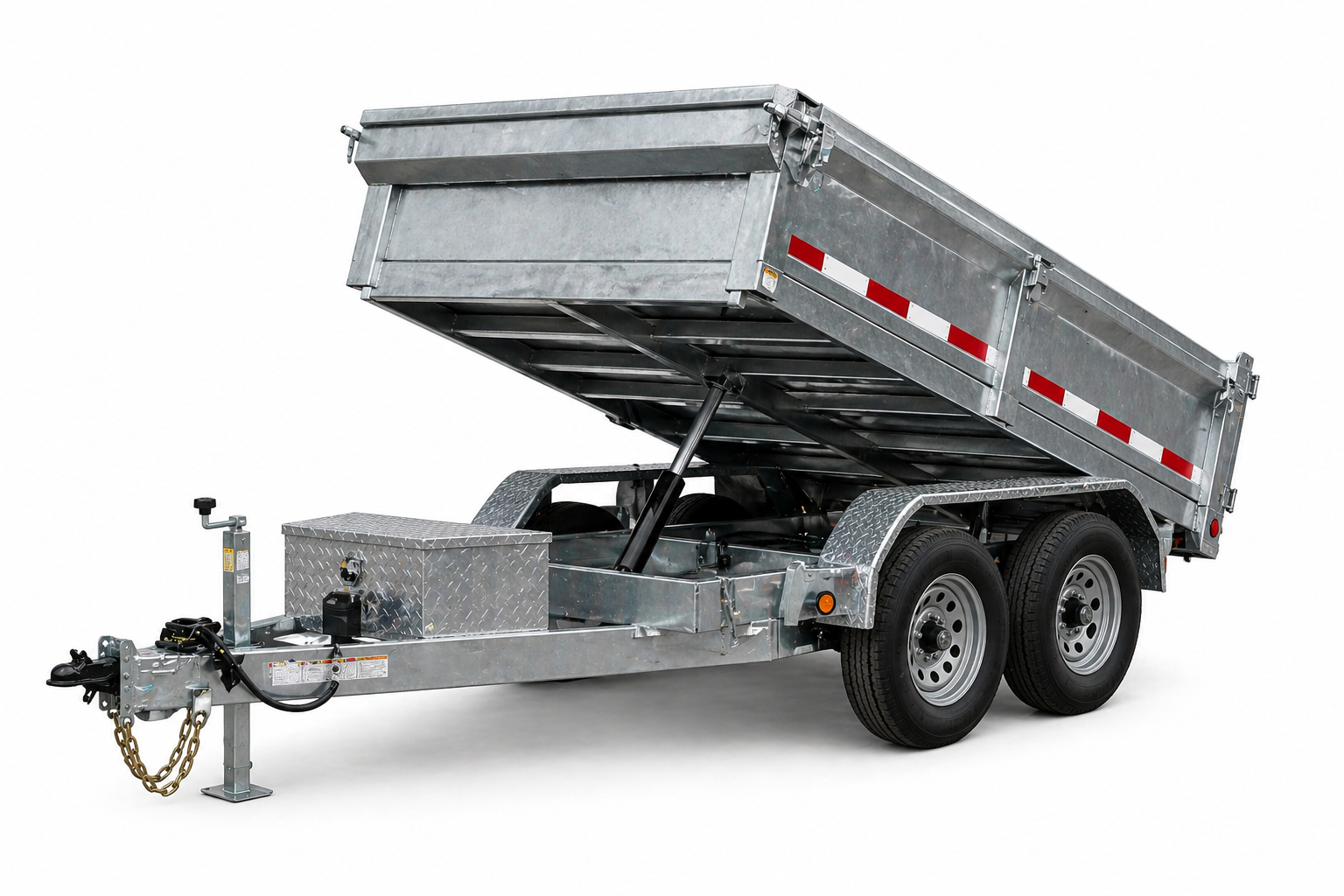 12ft Galvanized Dump Trailer