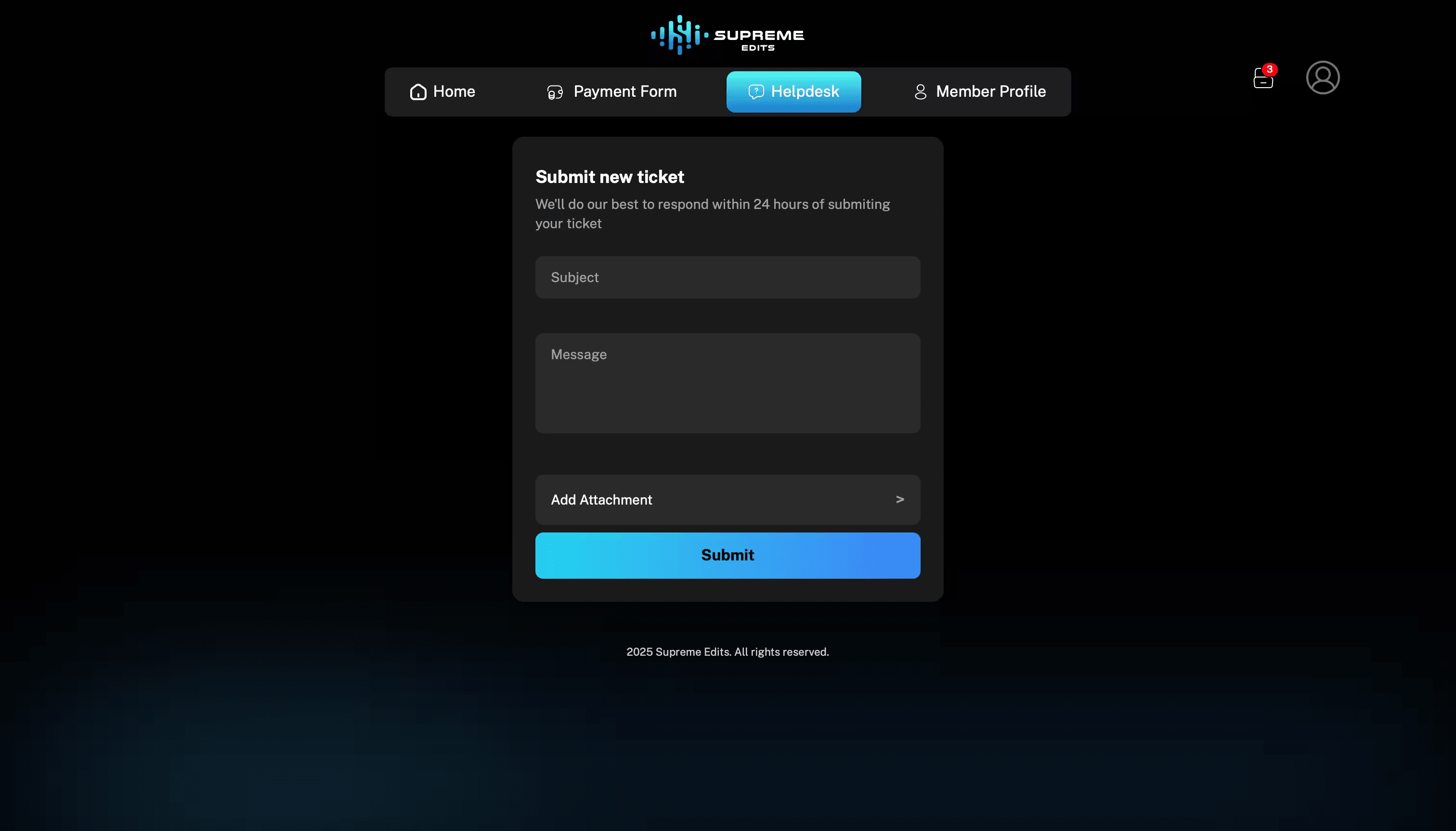 User Dashboard screenshot 15