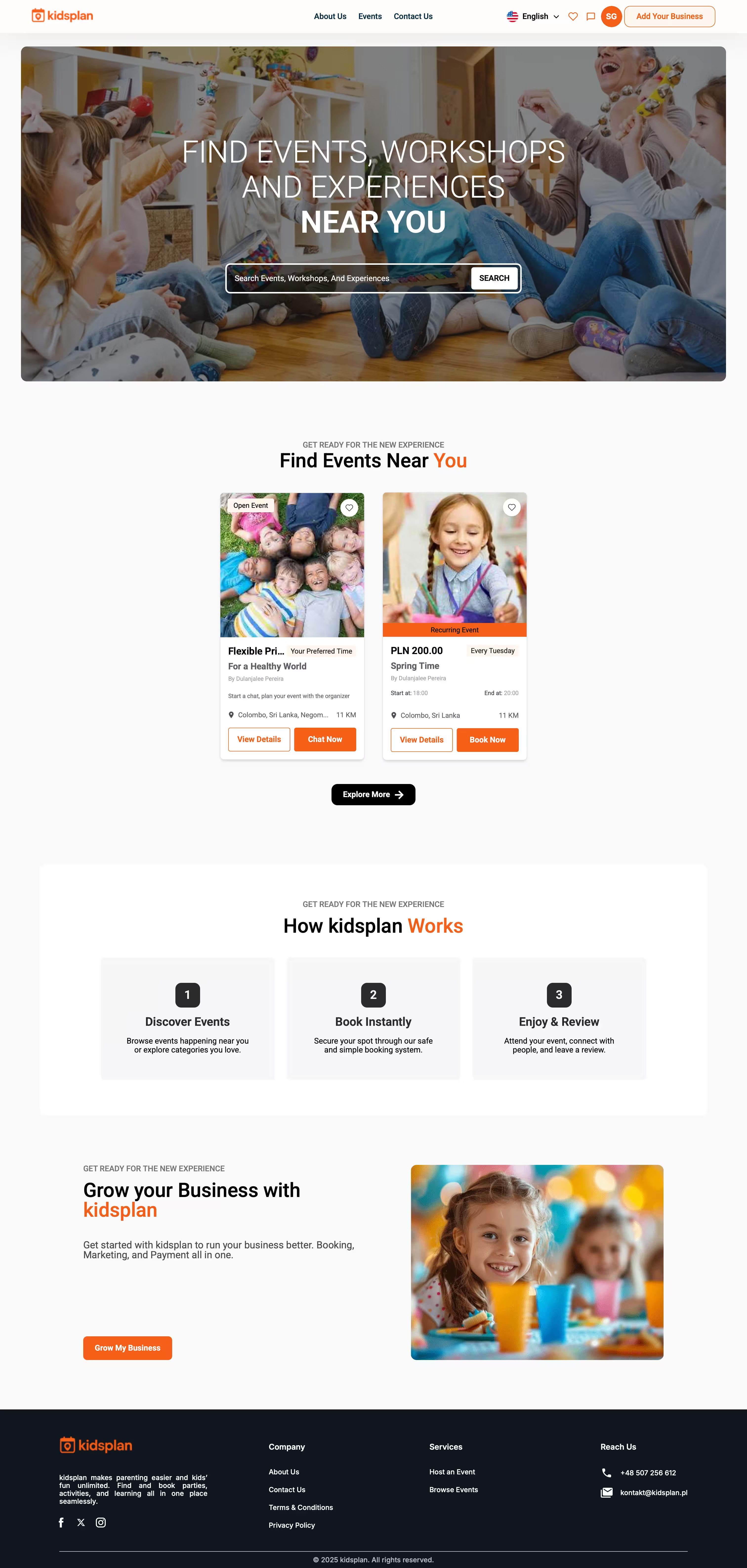 User Dashboard screenshot 1