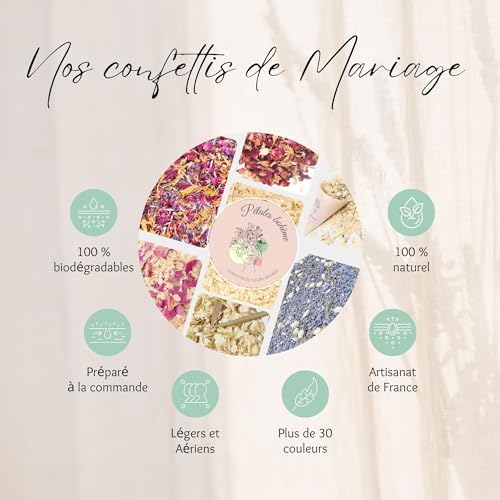 Vue 6 de Petales Boheme Litre Confettis