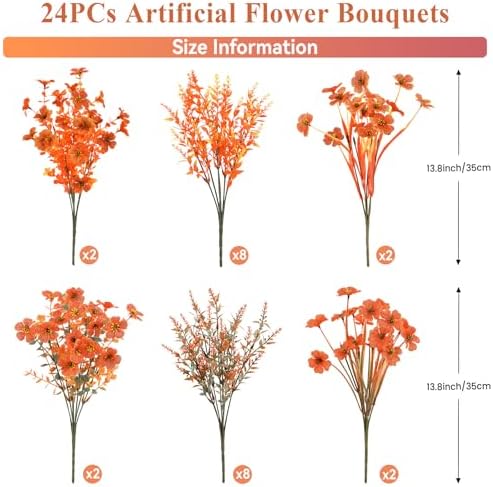 Vue 3 de Shareconn Bouquets Fleurs Artificielles