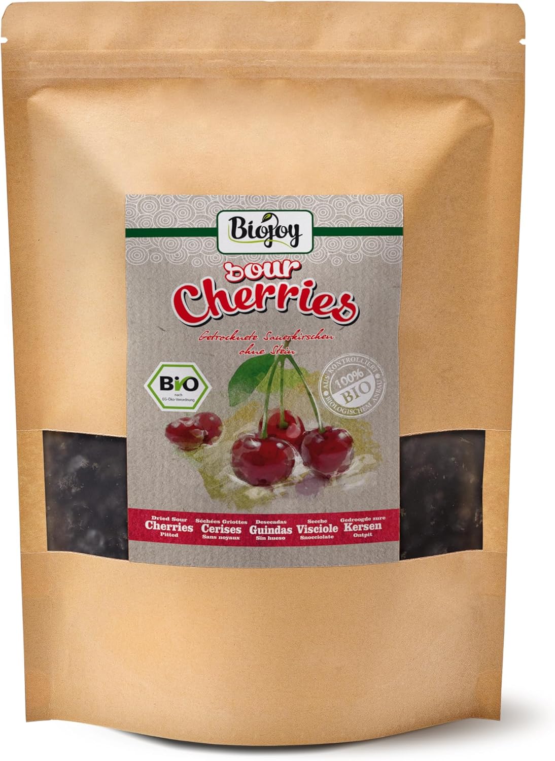 Biojoy Cerises Griottes Sechees