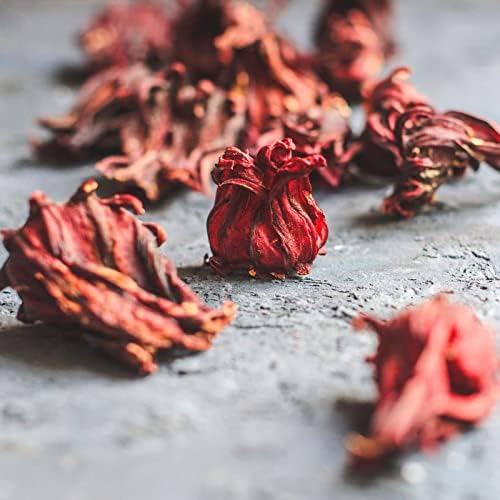 Vue 5 de Fleurs Dhibiscus Entieres Sechees