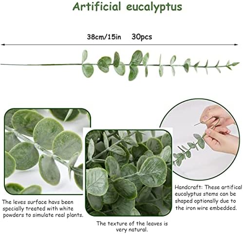 Vue 2 de Lwaix Branches Deucalyptus Artificielle