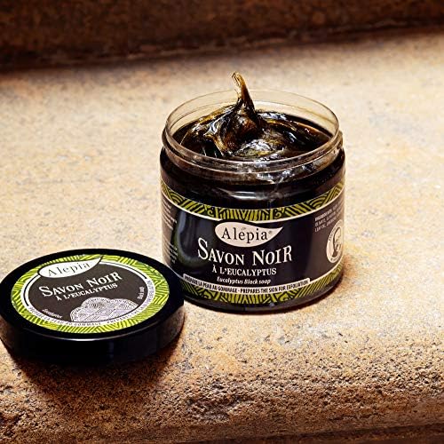 Vue 2 de Alepia Savon Noir Authentique