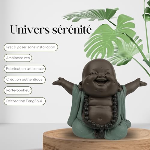 Vue 2 de Boudha Rieur Bienvenue Statuette