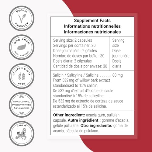Vue 4 de Willow Bark Extract Ecorce