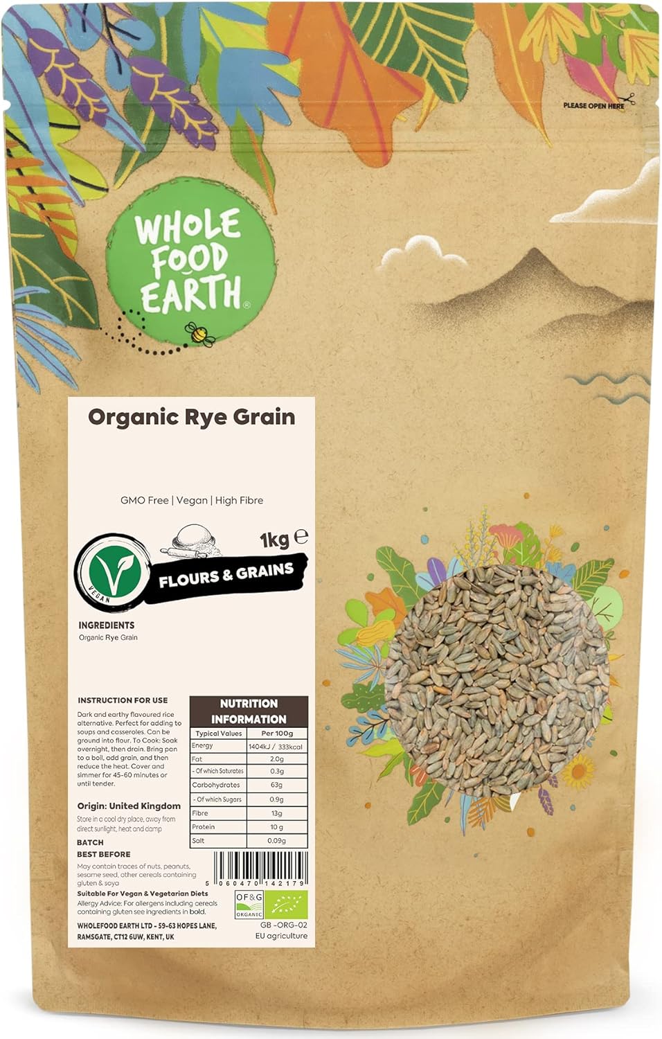 Wholefood Earth Grains De