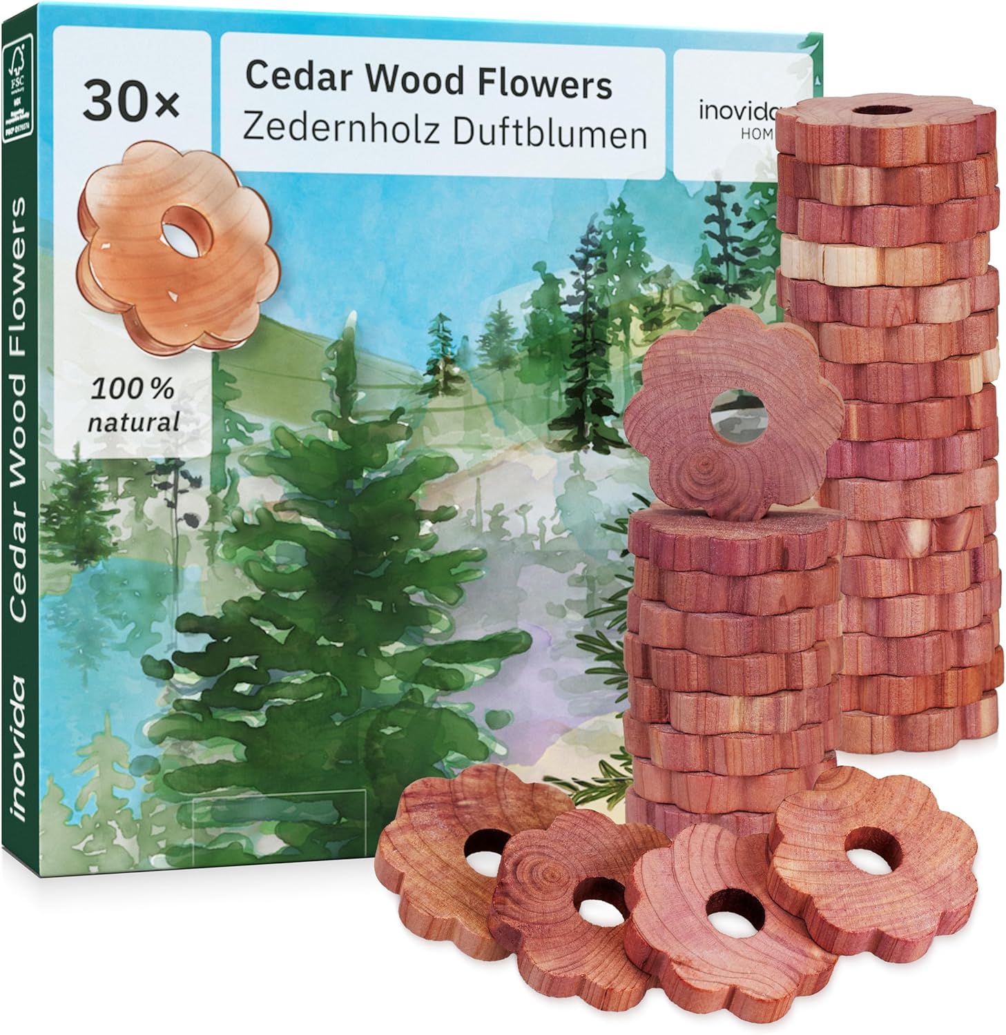 Inovida Anneaux De Cedre