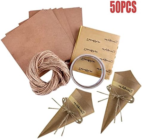 Vue 3 de Pieces Cone En Papier