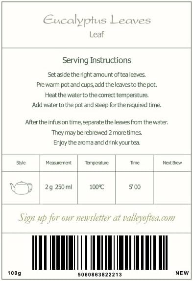 Vue 2 de Eucalyptus Feuille Bio Tisane
