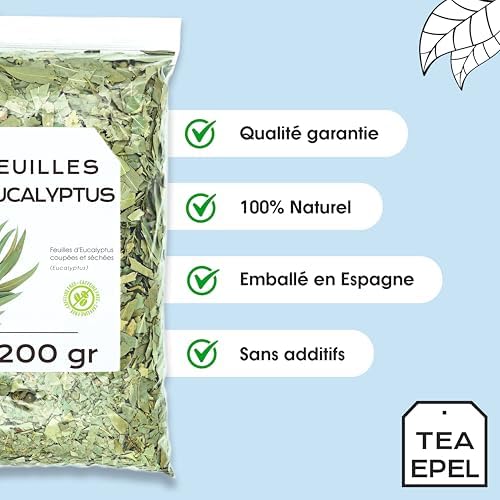 Vue 3 de Infusion Deucalyptus Feuilles