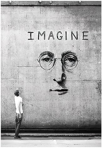 Vue 7 de Feuilles Décoratives Banksy Salon