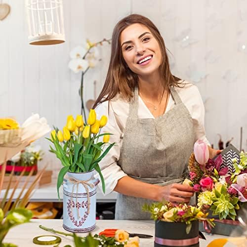 Vue 4 de Vase Vintage Fleurs