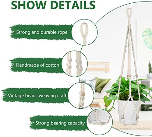 Vue 3 de Flintronic Macrame Support Pots