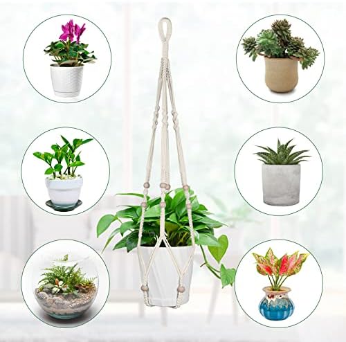 Vue 5 de Flintronic Macrame Support Pots