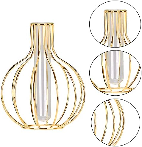 Vue 2 de Vase Geometrique En Metal