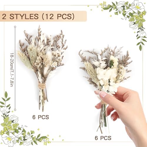 Vue 2 de Larber Pcs Mini Bouquet