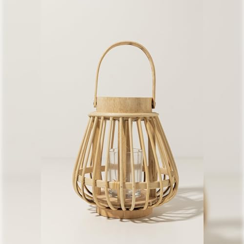 Vue 2 de Atmosphera Lanterne En Rotin