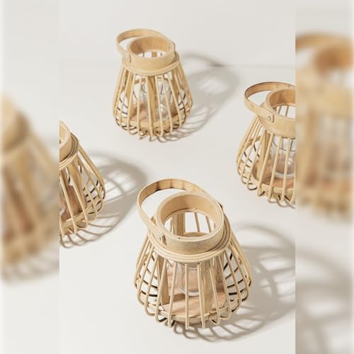 Vue 3 de Atmosphera Lanterne En Rotin