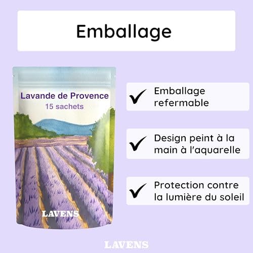 Vue 7 de Lavens Sachets De Lavande