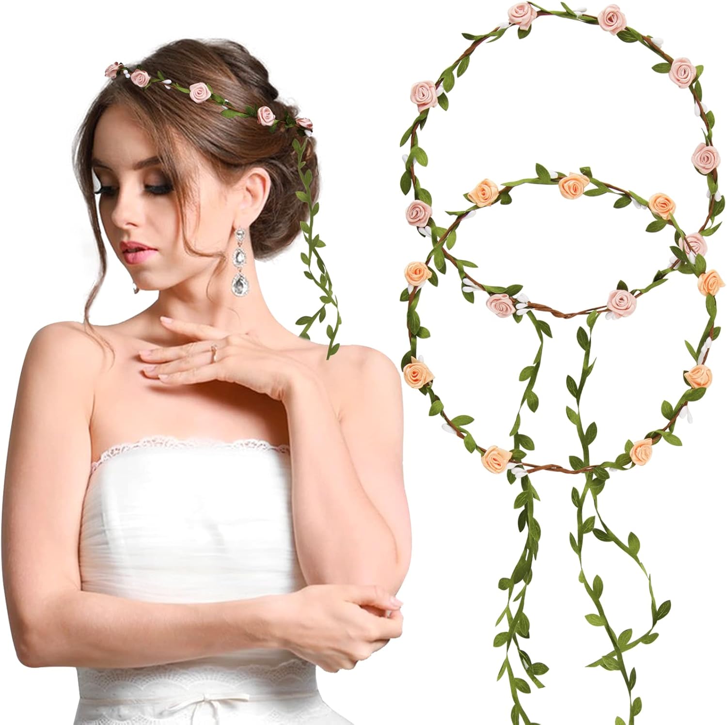 Pcs Bandeaux Fleur Couronne