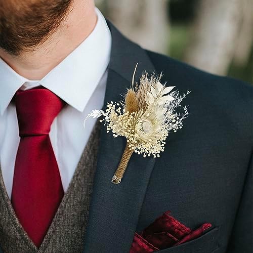 Vue 2 de Rinlong Lot De Boutonnieres