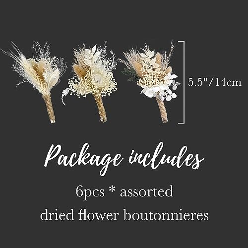 Vue 6 de Rinlong Lot De Boutonnieres