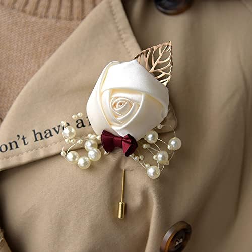 Vue 5 de Piece Boutonniere De Mariage