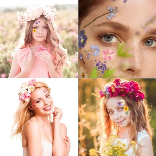 Vue 3 de Nviyam Pcs Fleurs Sechees