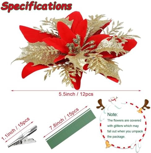 Vue 3 de Suloli Pcs Fleurs Artificiellescm