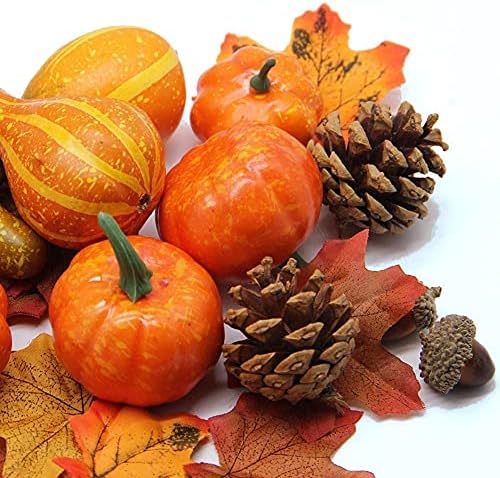 Vue 2 de Pieces Decoration Automne De