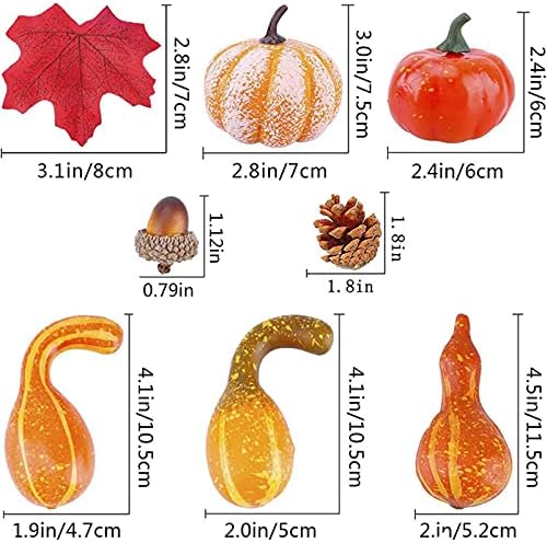 Vue 4 de Pieces Decoration Automne De