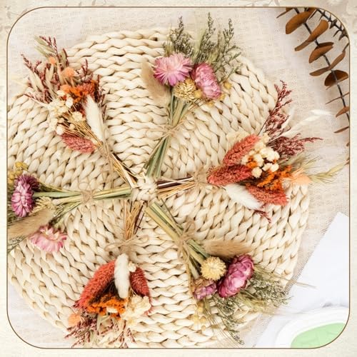 Vue 4 de Petit Bouquet Fleurs Sechees