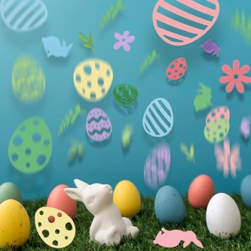 Vue 5 de Pcs Confettis Pour Paques
