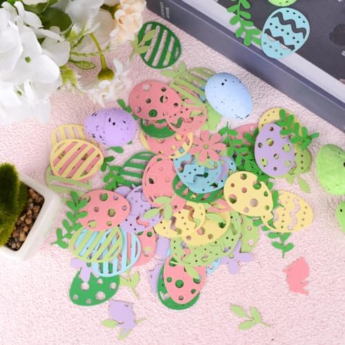 Vue 6 de Pcs Confettis Pour Paques