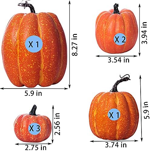 Vue 3 de Otmvicor Lot De Citrouilles
